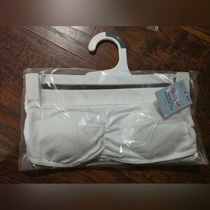 White Bandeau Bra Top Girls Size (8)2ct